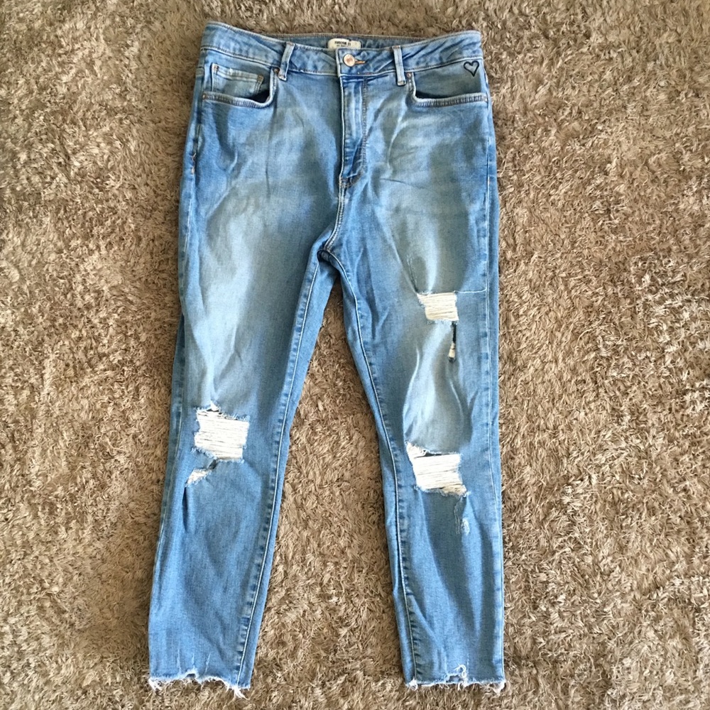Forever 21 High-Waisted Jeans